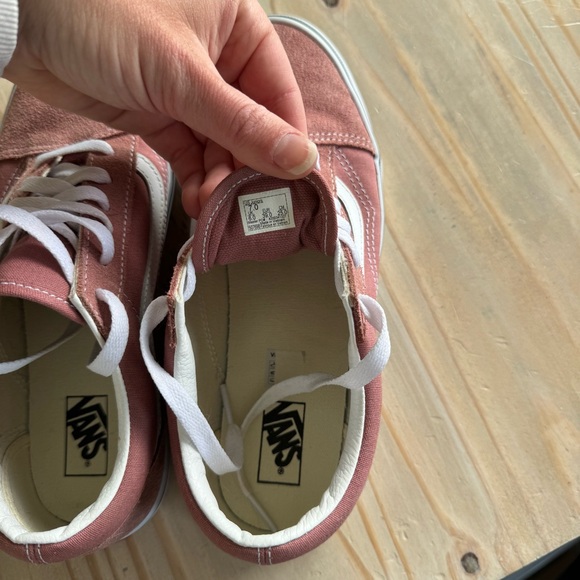 Dusty Pink Old Skool Vans - Picture 8 of 9